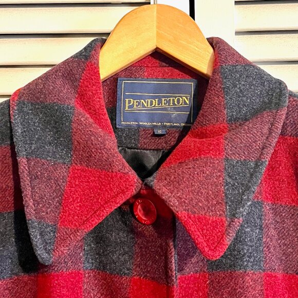 Vintage Pendleton Wool Coat / Jacket * Size 16 * In Beautiful Vintage Condition - Picture 2 of 6